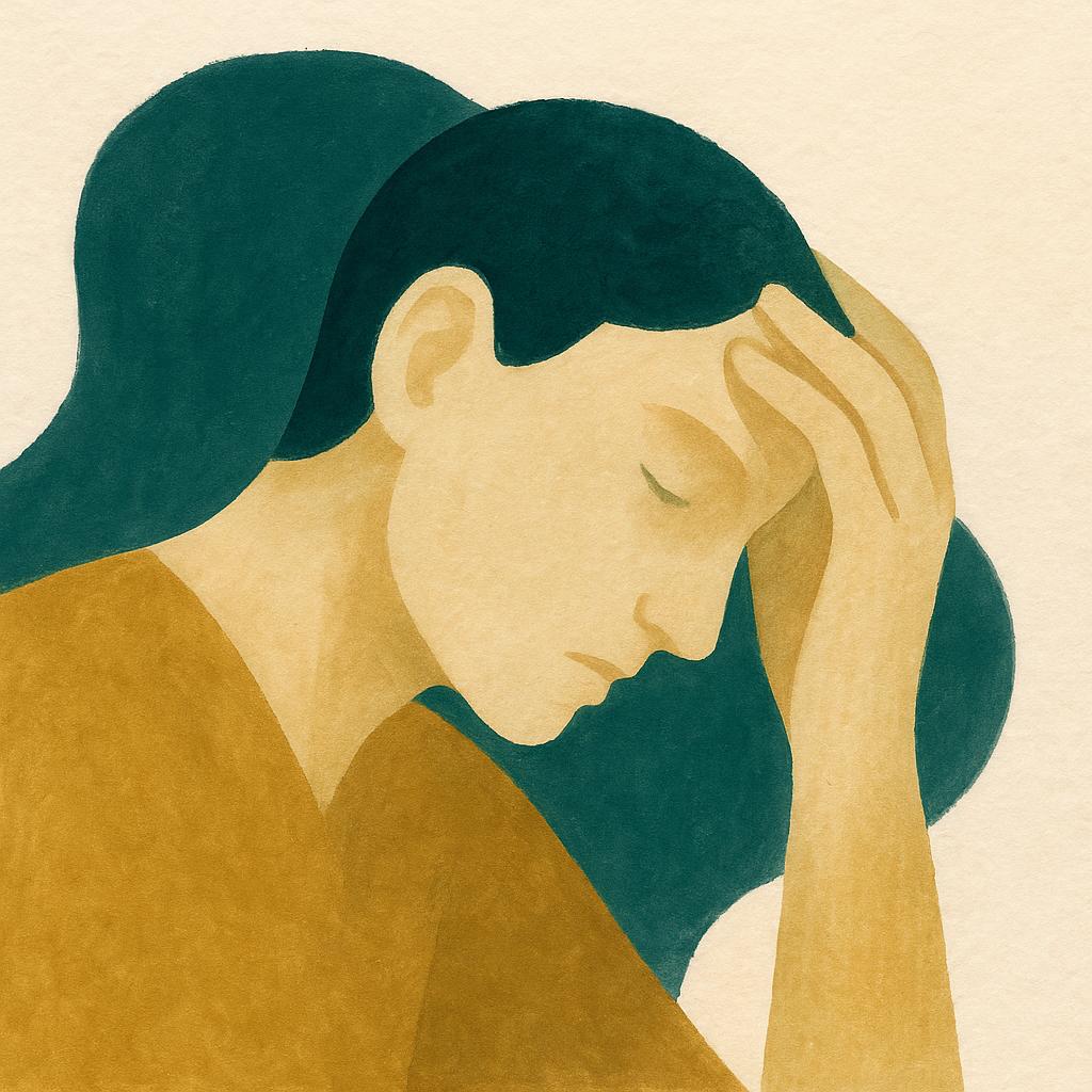 Ilustração editorial para o artigo: Meta impossível: quando a cobrança vira sintoma